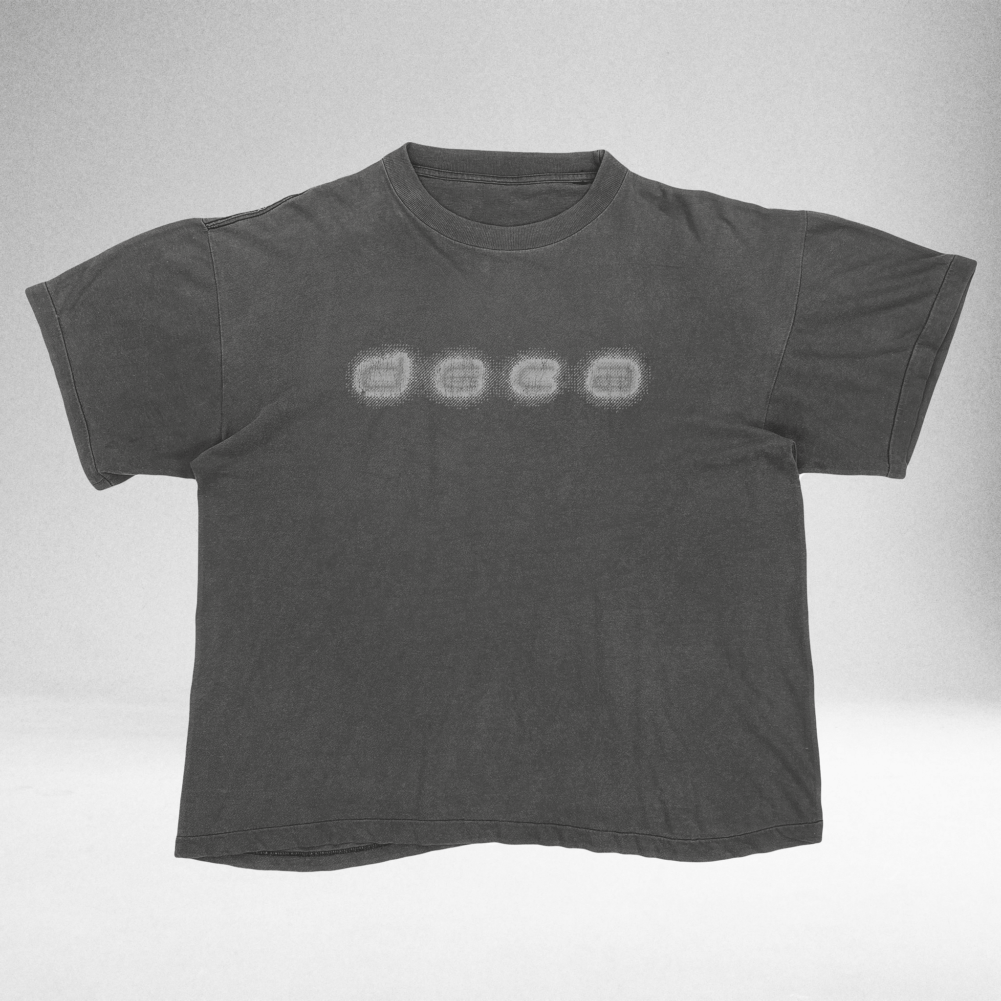 Grey Decay Logo - Men's Vintage Tee - ODEXA