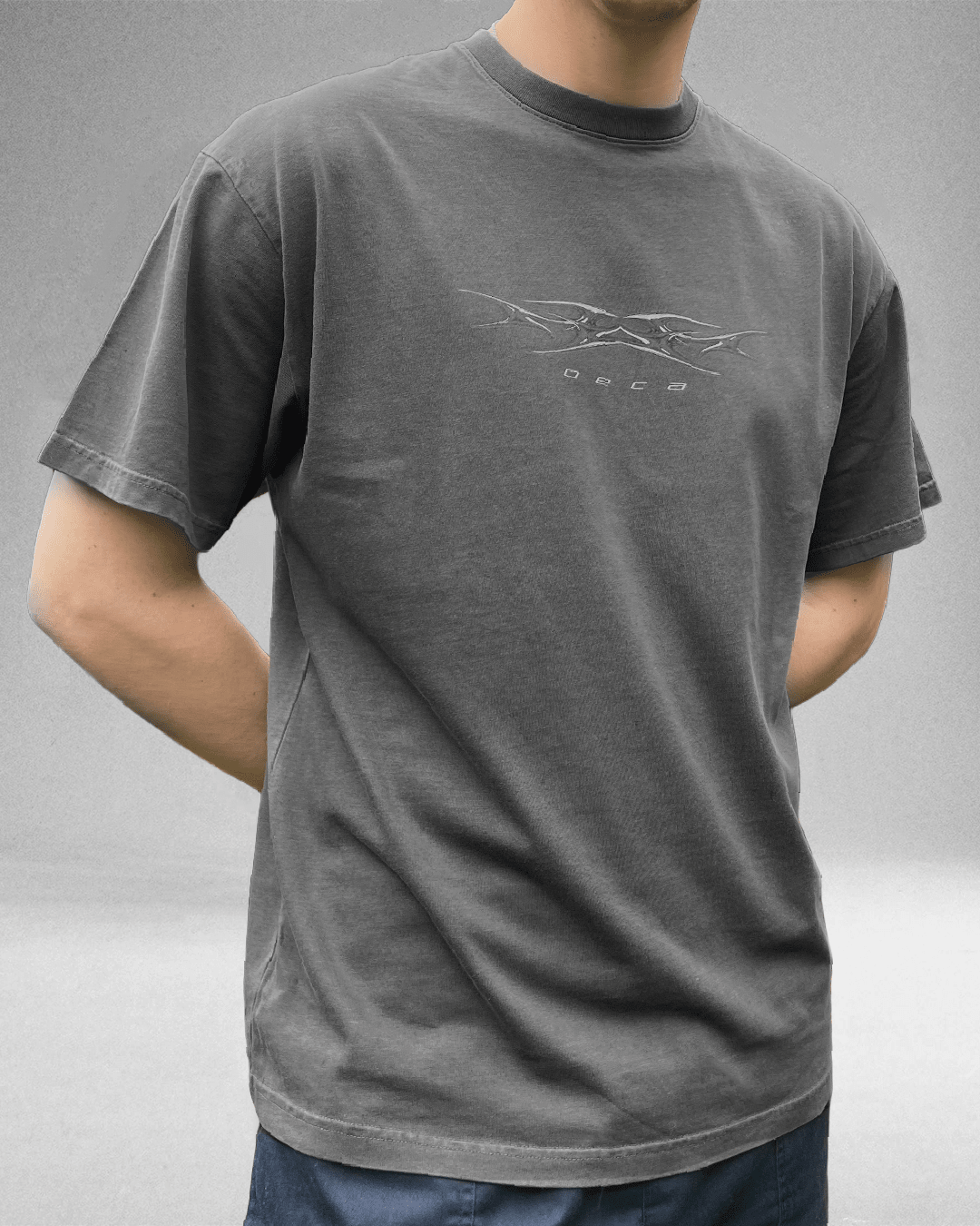 Sharp Grey - Men's Vintage Tee - ODEXA