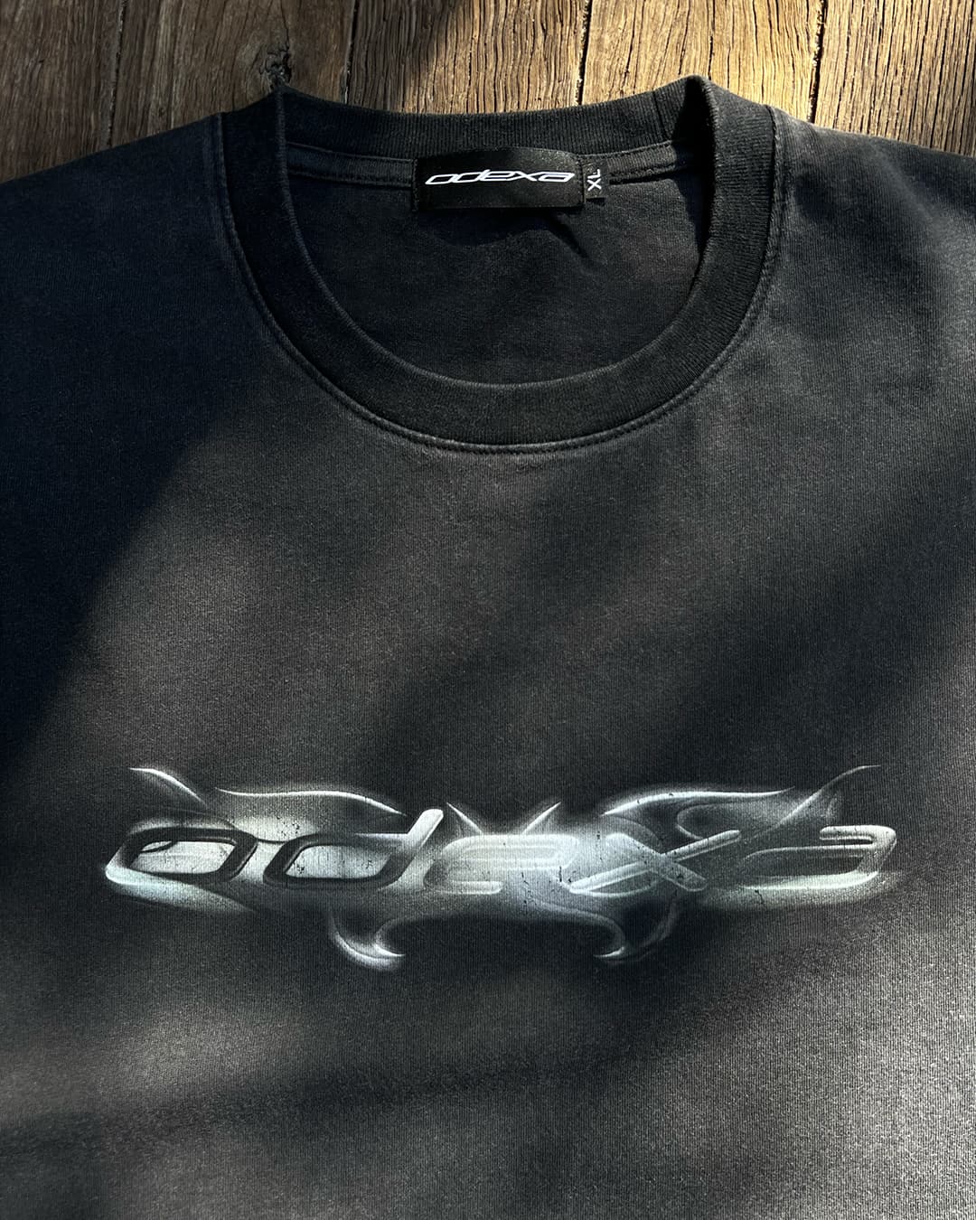 Chrome Logo - Vintage Tee - ODEXA