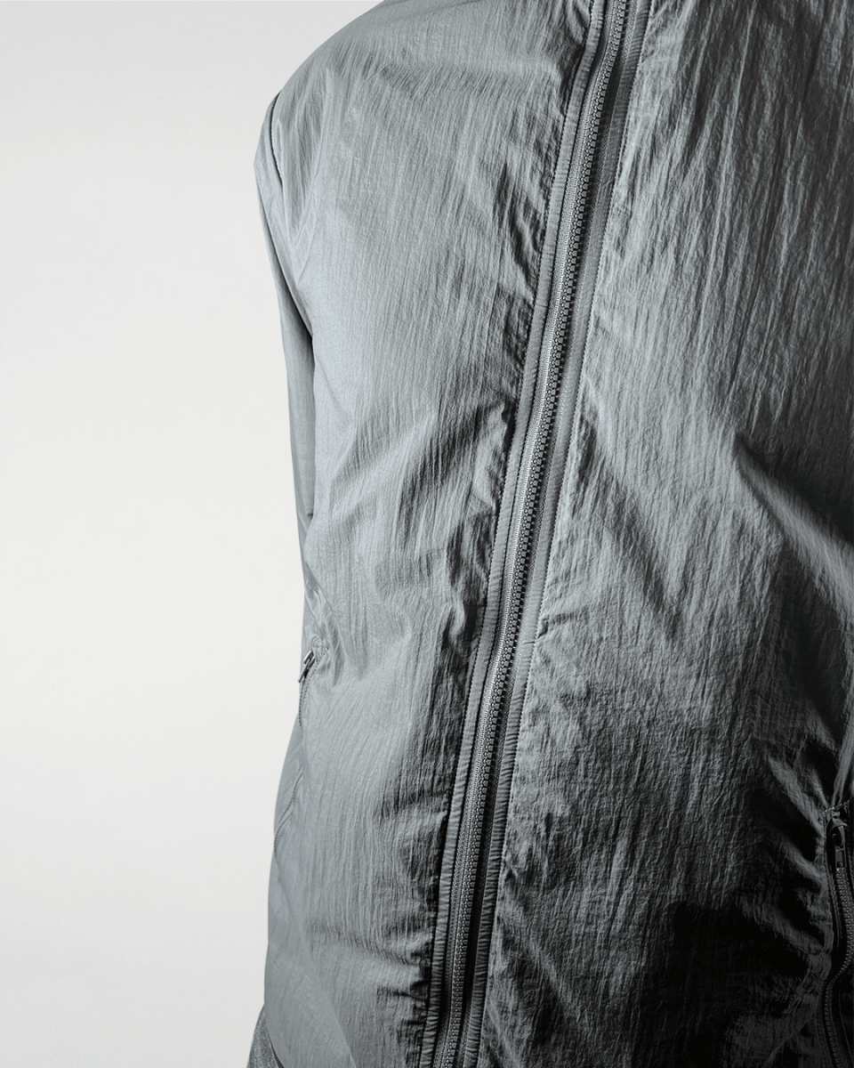 Lined Windbreaker Spray Jacket - Slate Green - ODEXA