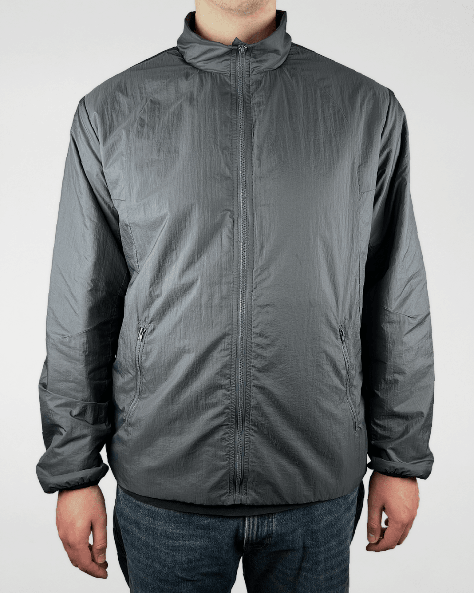 Lined Windbreaker Spray Jacket - Slate Green - ODEXA