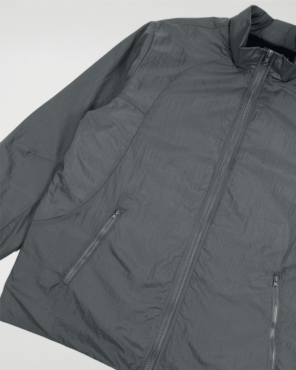 Lined Windbreaker Spray Jacket - Slate Green - ODEXA