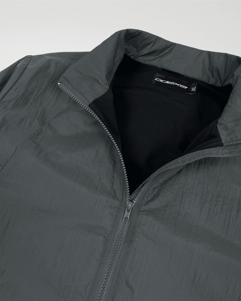Lined Windbreaker Spray Jacket - Slate Green - ODEXA