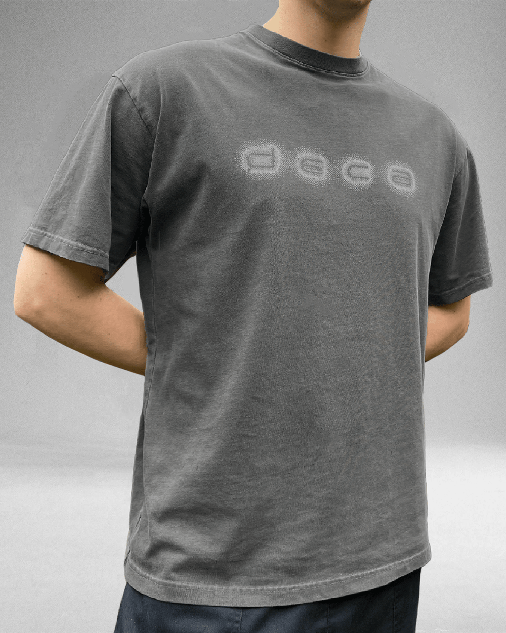 Grey Decay Logo - Men's Vintage Tee - ODEXA