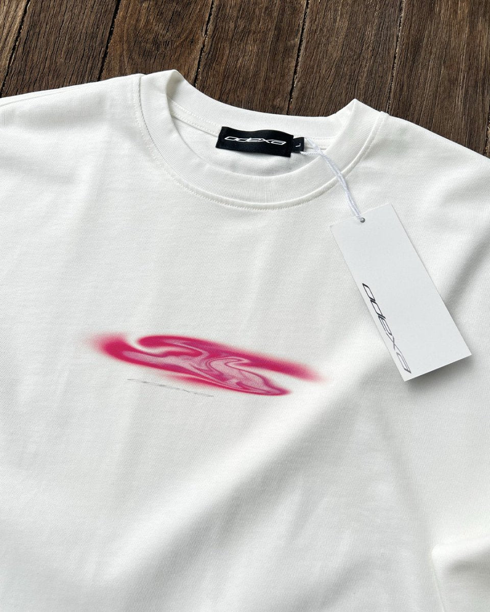 Pink Blob - Oversized Long Sleeve Tee - ODEXA